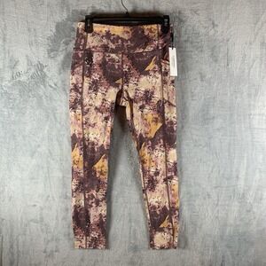 Calvin Klein Women's‎ M Leggings M High Waist 7/8 Ankle Pockets Performance Pink